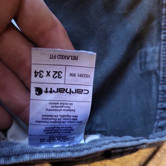 Carhartt Relaxed Fit 32x34 Work Pants - Picture 1 of 4